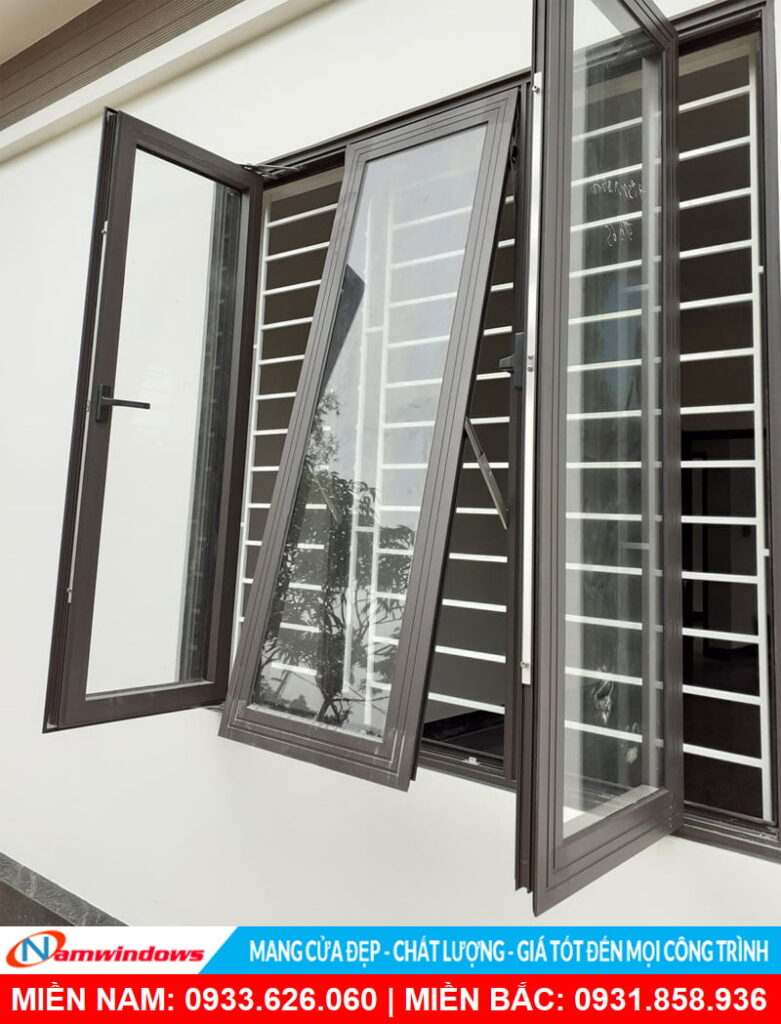 Khung bảo vệ cửa sổ nhôm kính