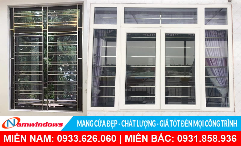 Khung bảo vệ cửa sổ bằng inox