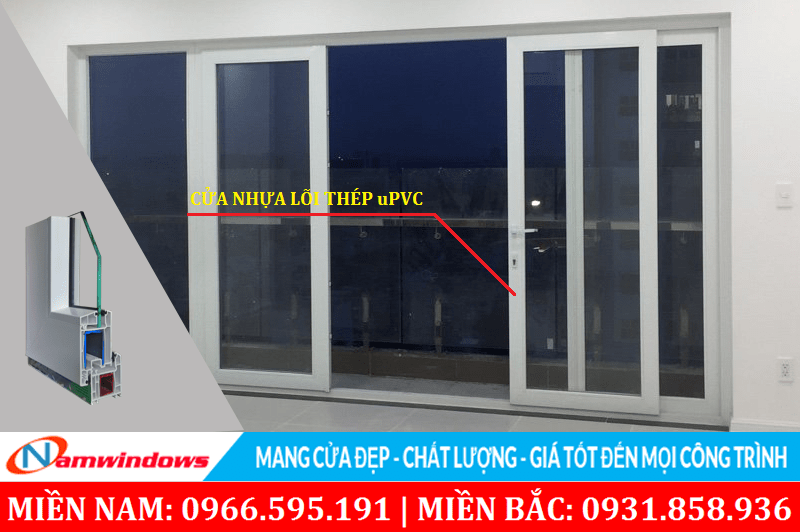 Cửa nhựa lõi thép uPVC là gì