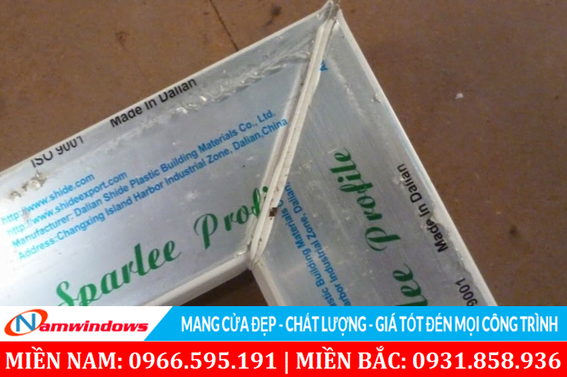 Liên kết các góc bằng hàn nhiệt