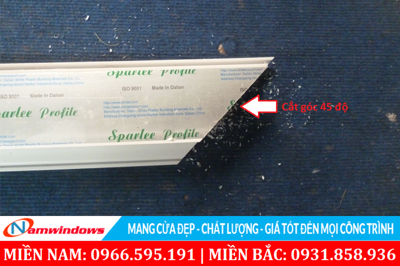 Cắt góc 45 độ