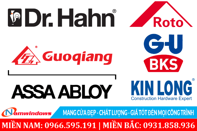 Hình anh logo một số hãng sản xuất bản lề 3D