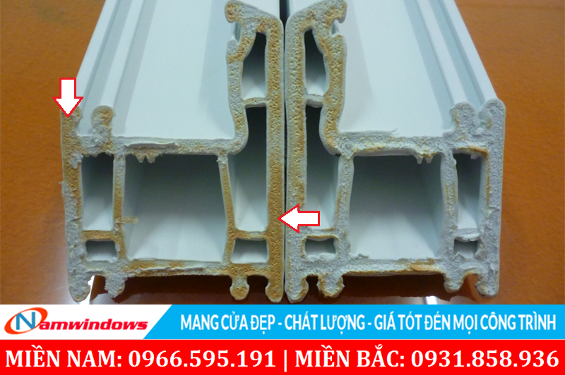 Thanh nhựa có tỷ lệ hạt nhựa thấp sẽ có độ bám dính kém