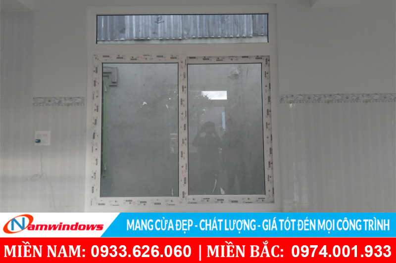 Cửa sổ trượt của dòng cửa nhựa lõi thép cao cấp