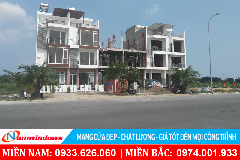 Lắp đặt toàn bộ cửa nhựa lõi thép cho dự án Intresco Long Thới Nhà Bè