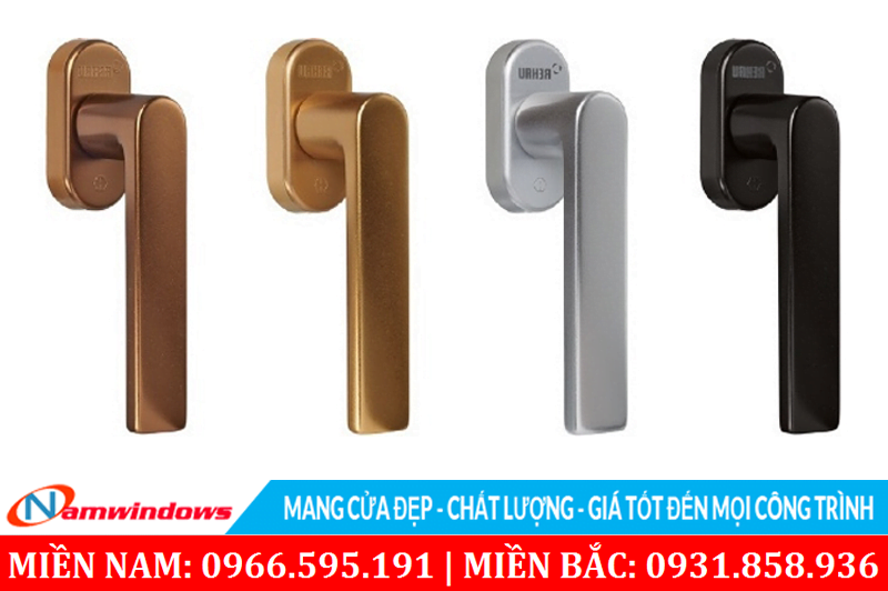 Các hãng phụ kiện cửa nhựa uPVC lõi thép