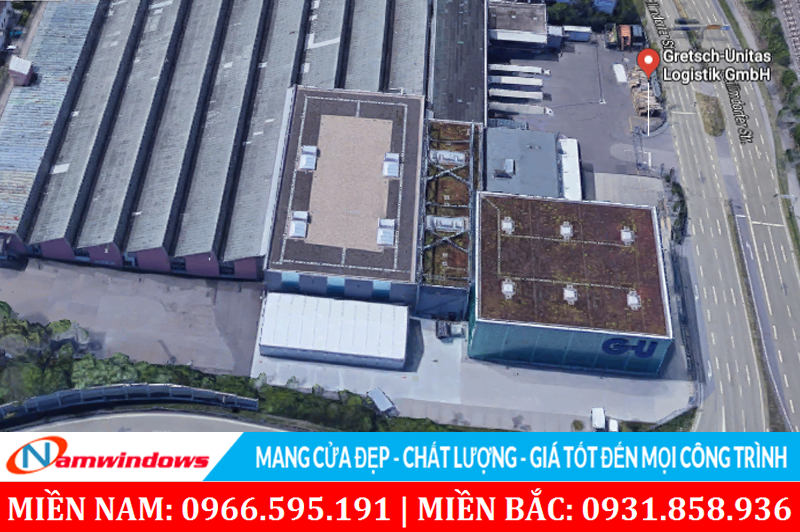 Hình ảnh một nhà máy phụ kiện GU tại Đức