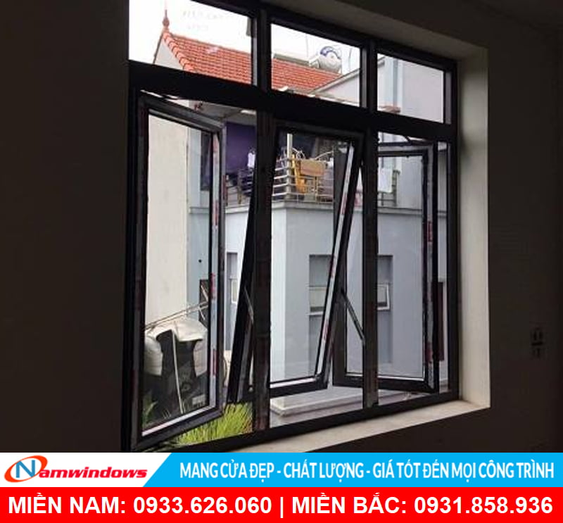 Cửa sổ 3 cánh kết hợp độc đáo
