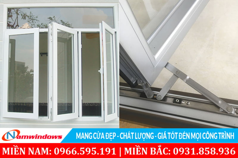 Phụ kiện bản lề chữ A cho cứa sổ 3 cánh mở quay hất