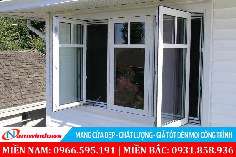 Cứa sổ 3 cánh mở quay hất
