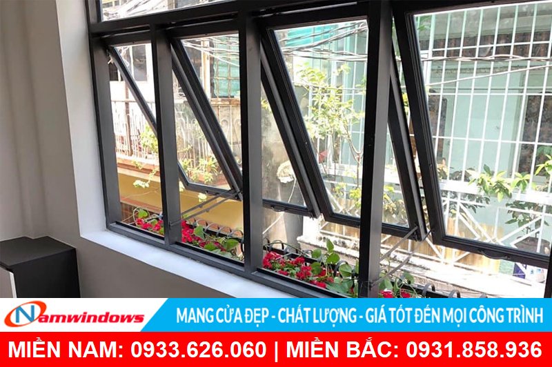 Cửa sổ 4 cánh cho không gian rộng lớn