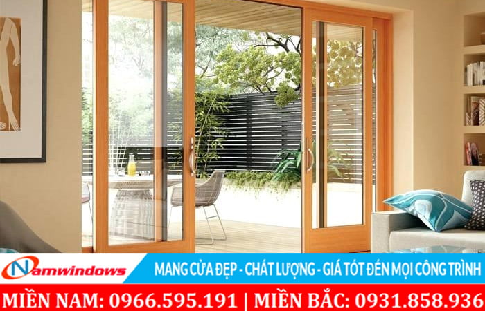 Cửa đi mở trượt 4 cánh