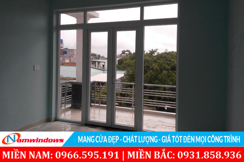 Mẫu 2 cánh chết 2 cánh mở dùng những nơi không sử dụng hết 4 cánh để tiết kiệm chi phí