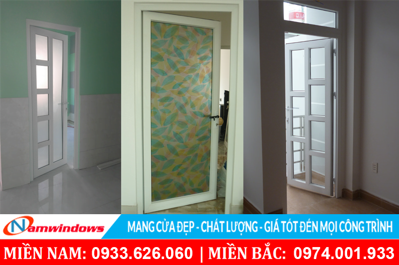 Các loại cửa nhựa lõi thép giá rẻ
