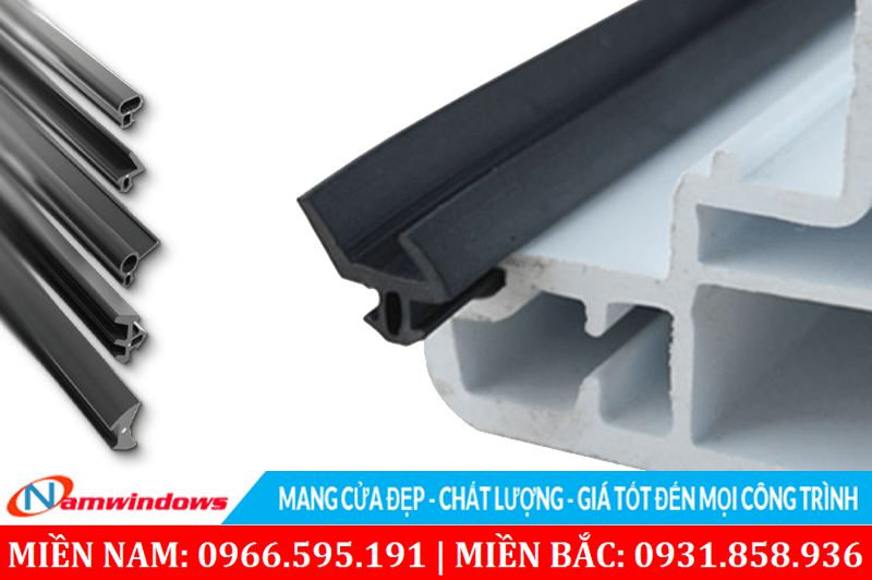 Ron cao su cửa nhựa lõi thép