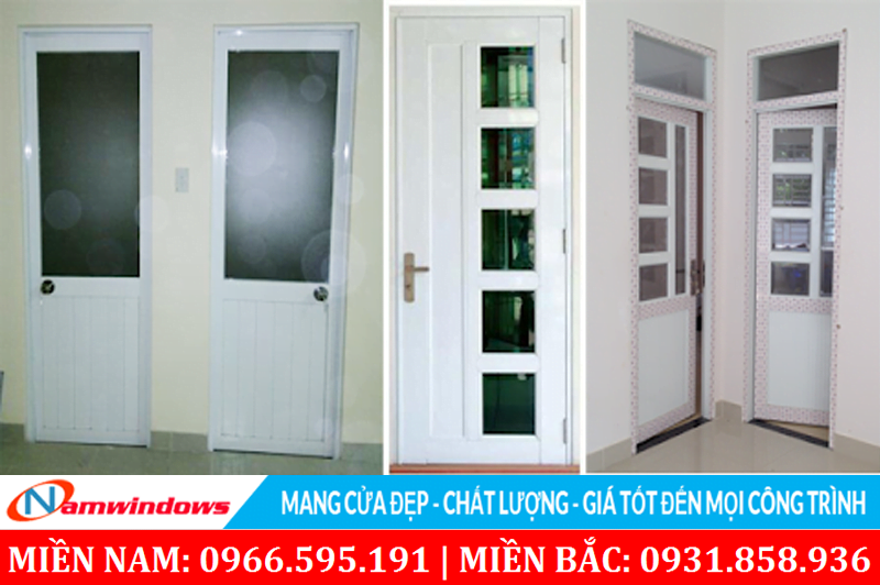 Cửa Phòng Làm Từ Hệ Nhôm 700 Và Hệ 1000