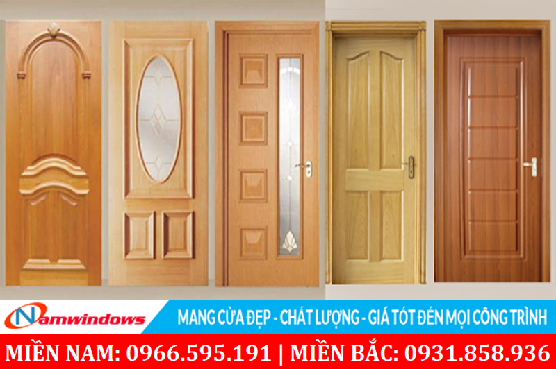 Mẫu Cửa Gỗ Tự Nhiên Sử Dụng Làm Cửa Phòng Ngủ