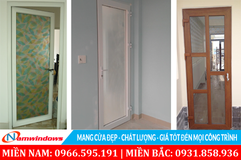 Mẫu Cửa Nhựa Lõi Thép Cho Phòng Ngủ