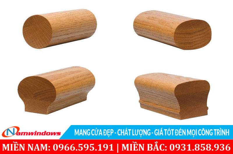 Tay vịn gỗ cầu thang