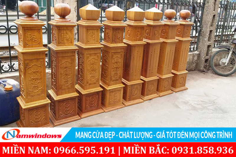 Trụ đề ba kiểu vuông