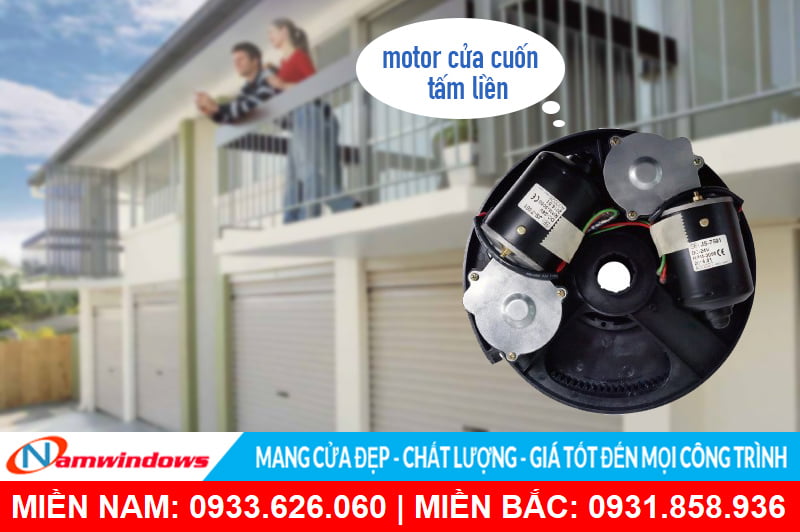 Motor cửa cuốn tấm liền 