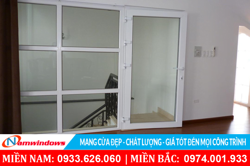 Cửa nhựa lõi thép Trung Quốc dòng phổ thông