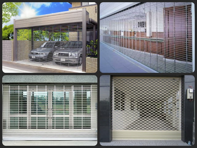 Mẫu cửa cuốn mắc võng