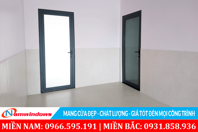 Mẫu cửa đi 1 cánh nhôm Xingfa