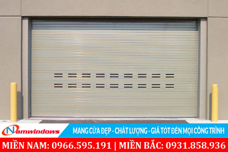 Mẫu cửa có đục lỗ thoáng