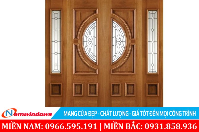 Mẫu cửa kính gỗ đẹp