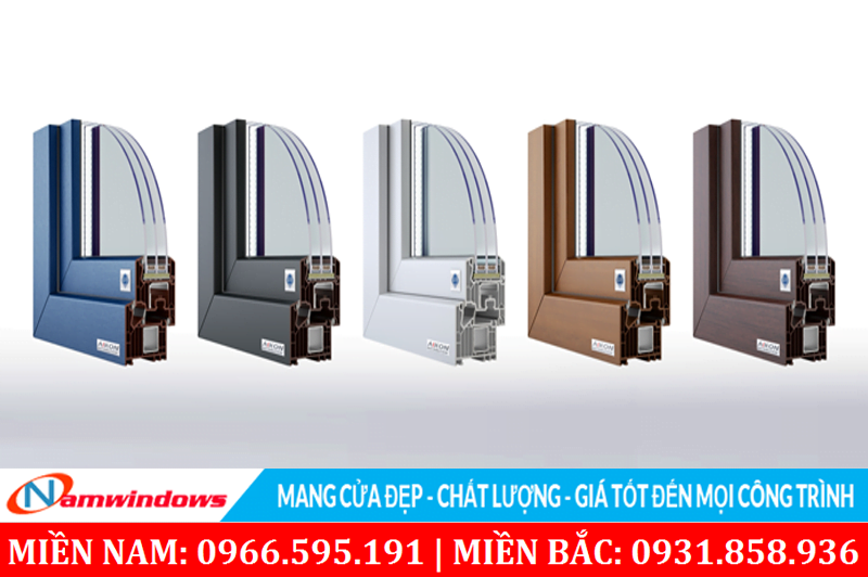 Cửa nhựa lõi thép có bao nhiêu màu