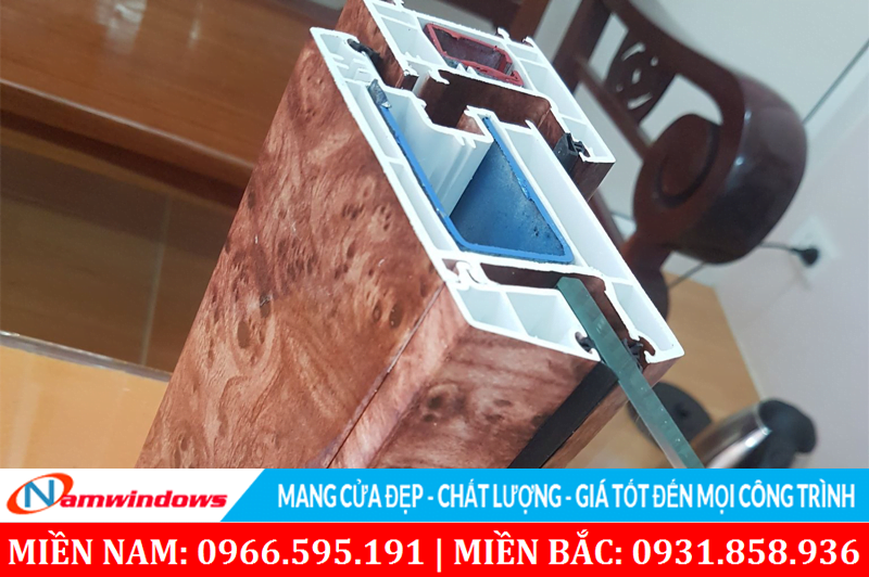 Thanh nhựa sử dụng công nghệ sơn màu