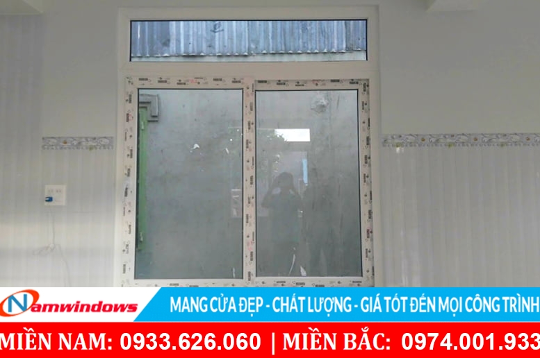 Cửa sổ trượt cho phòng ngủ nhà Anh Tiến
