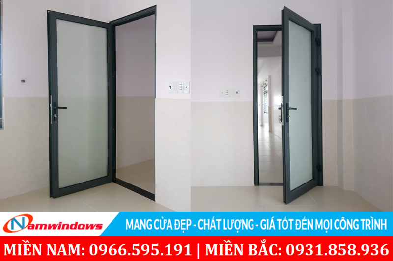 Mẫu cửa nhôm 1 cánh Xingfa nhập khẩu