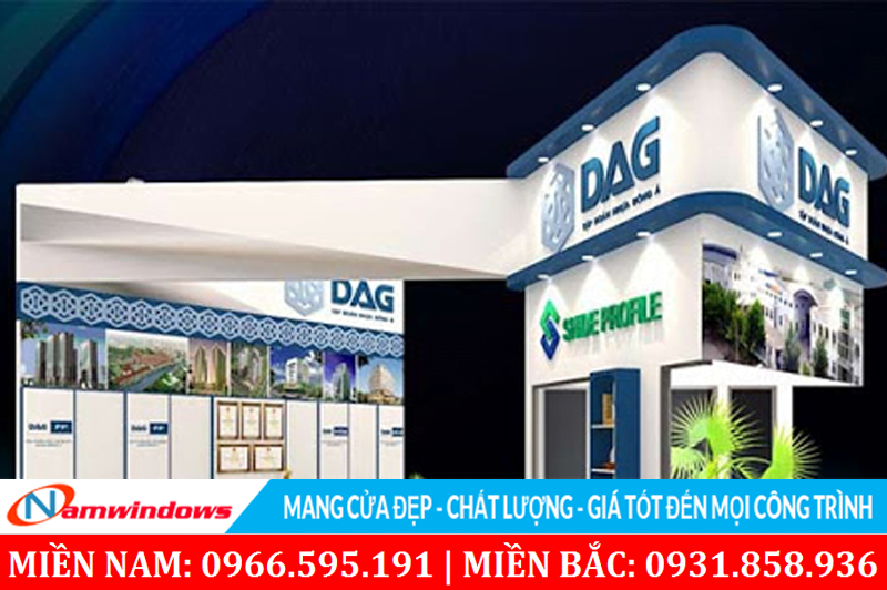 Gian hàng của tập đoàn Đông Á tại Vietbuil