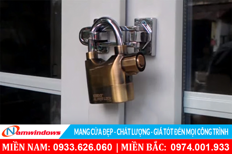 Biện pháp tăng tính an toàn cho cửa nhựa lõi thép