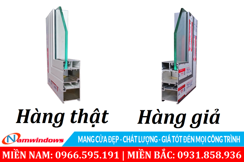 Hướng dẫn phân biệt cửa nhôm Xingfa chính hãng và hàng giả