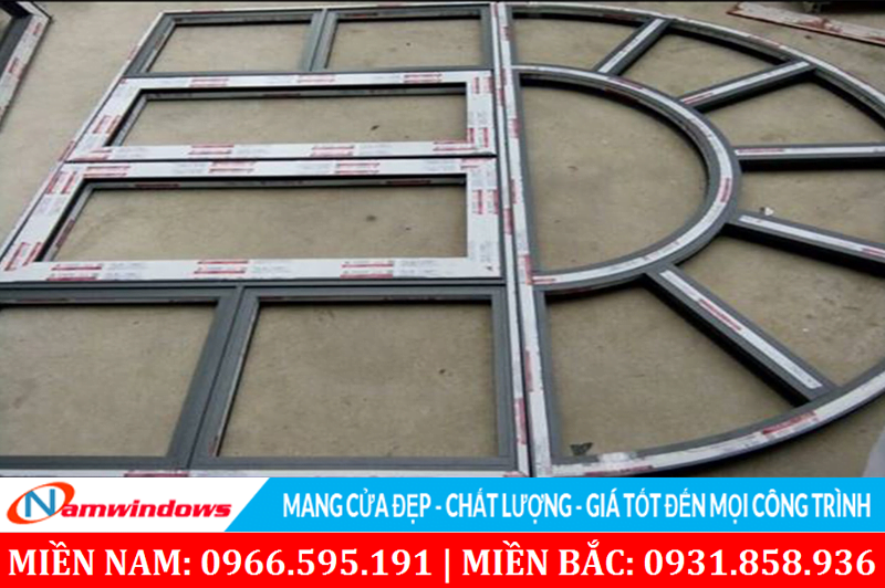 Cửa sổ vòm nhôm Xingfa