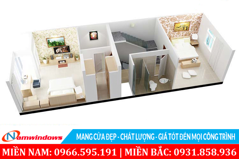 Chọn loại cửa cho nhà ống