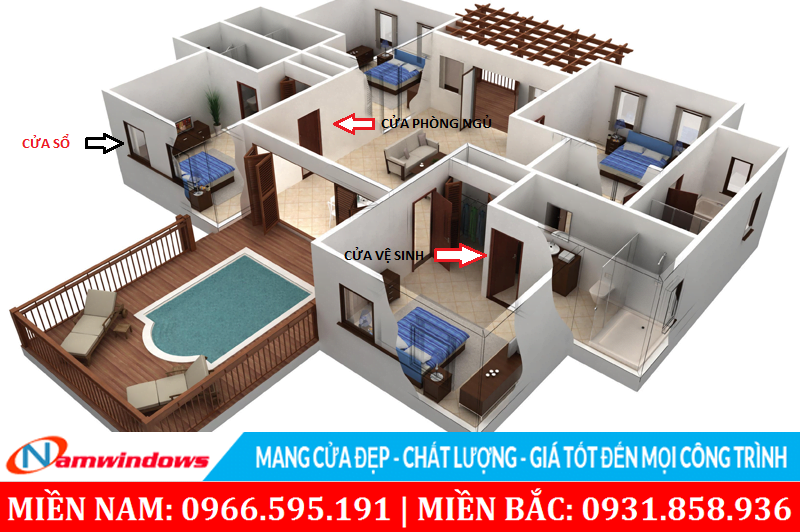Tư vấn chọn chất liệu tốt làm cho cửa nhà
