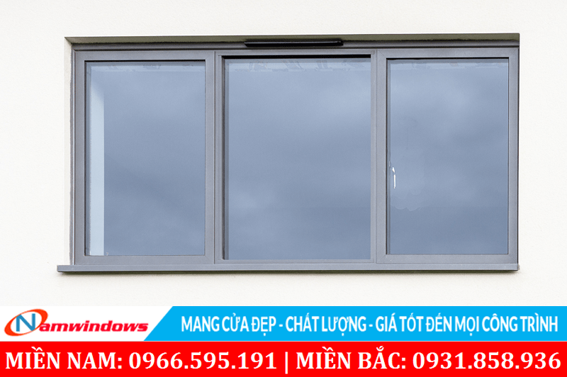 Cửa sô nhôm 3 cánh