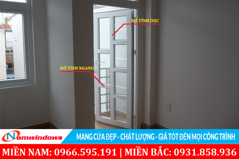 Vị trí của các thanh đố tĩnh