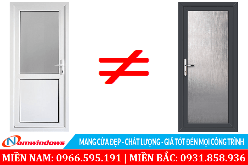 Một số loại cửa nhựa lõi thép