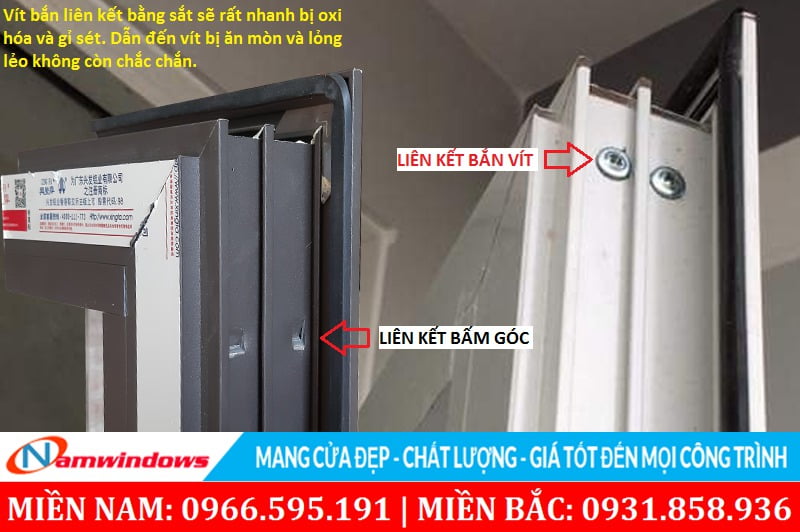Chú ý góc liên kết để đảm bảo an toàn