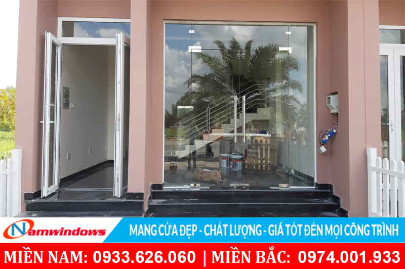 Mẫu 55: Cửa đi 2 cánh dòng tiêu chuẩn