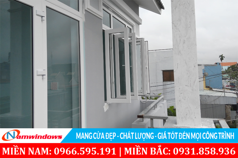 Mẫu 33: Mẫu cửa sổ 4 cánh mở ra ngoài dòng tiêu chuẩn