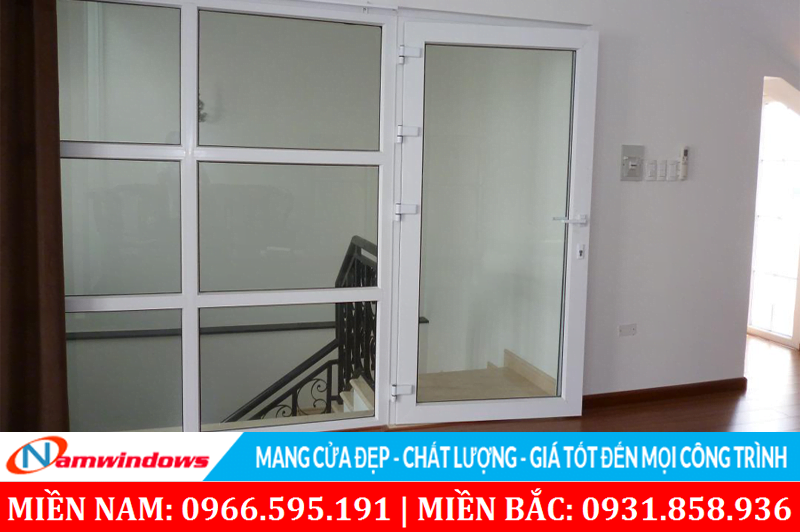 Mẫu 26: Mẫu ngăn phòng ngay cầu thang dòng phổ thông