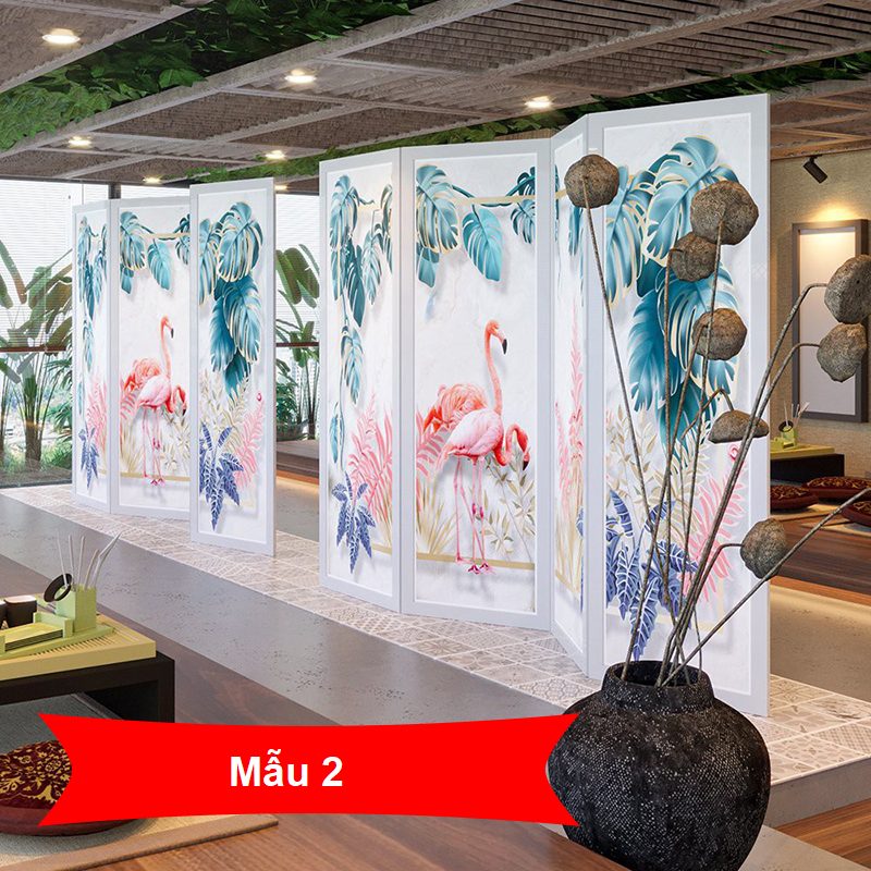Mẫu bình phong nhựa PVC in hình 3D