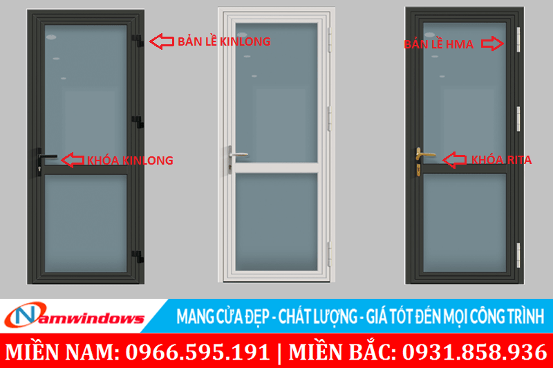 Phụ kiện cửa nhôm Xingfa