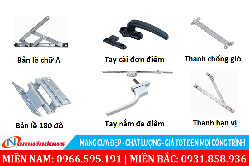 Phụ kiện cửa sổ mở hất